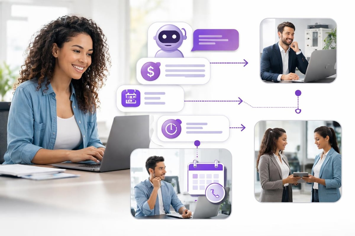 AI chatbot qualification process