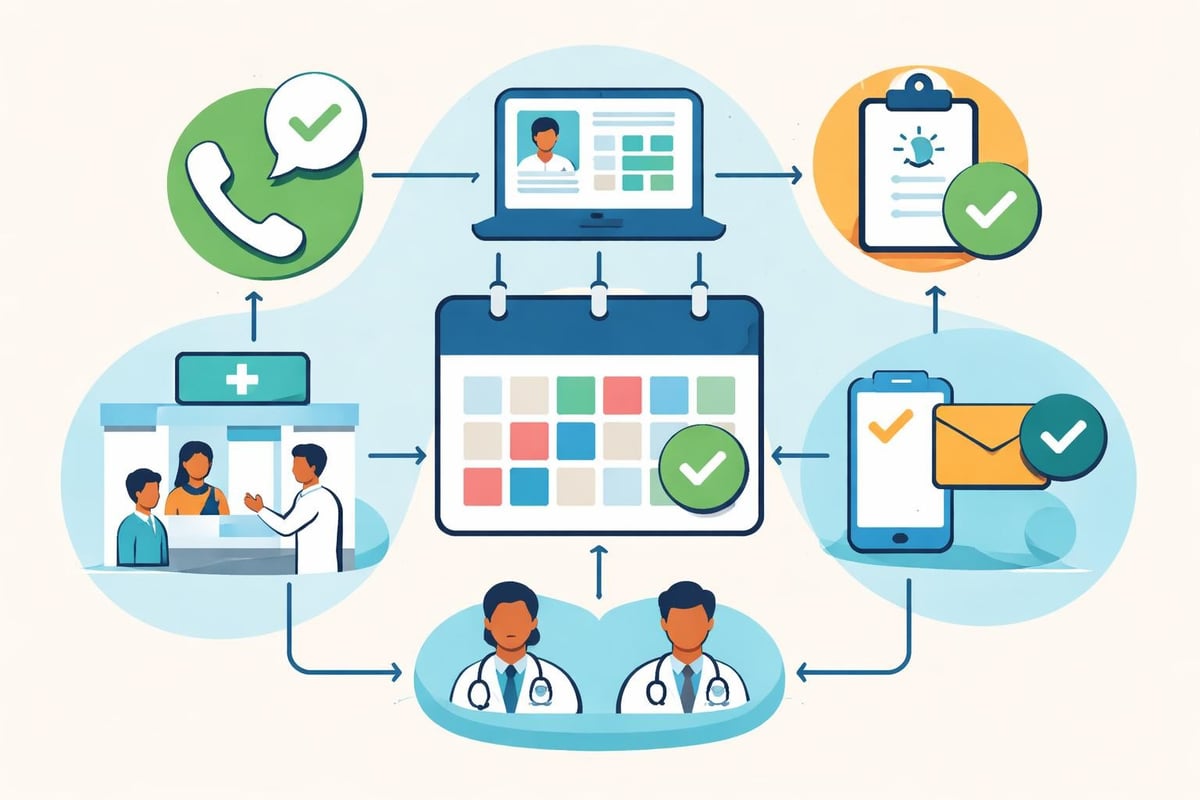 Workflow gestione appuntamenti studio medico