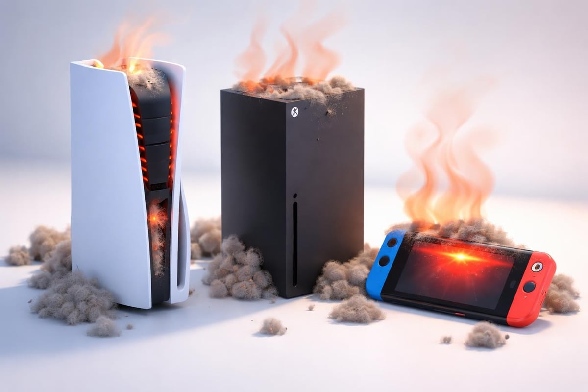 Console dust buildup impact