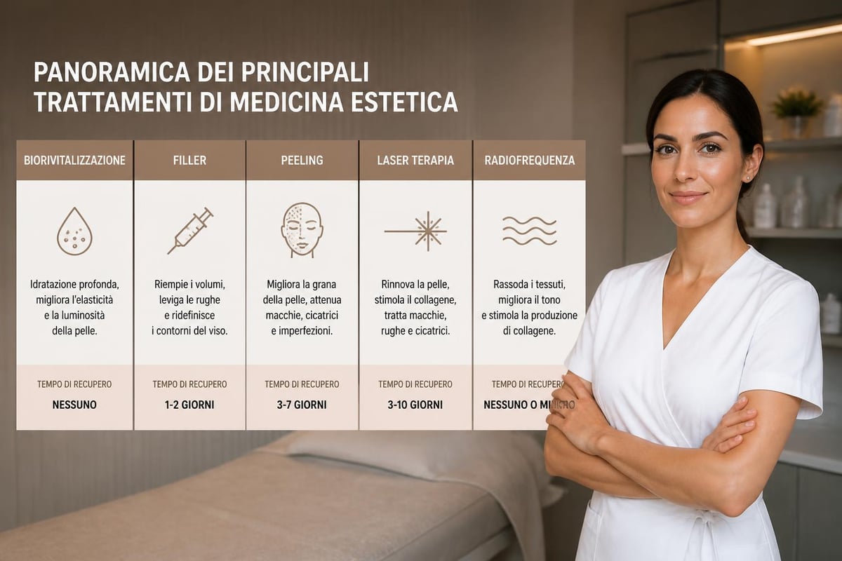 Gamma di trattamenti medicina estetica