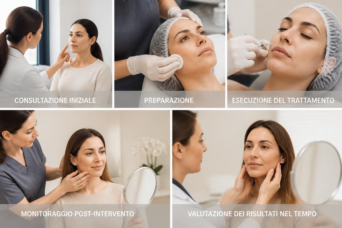 Processo trattamento medicina estetica