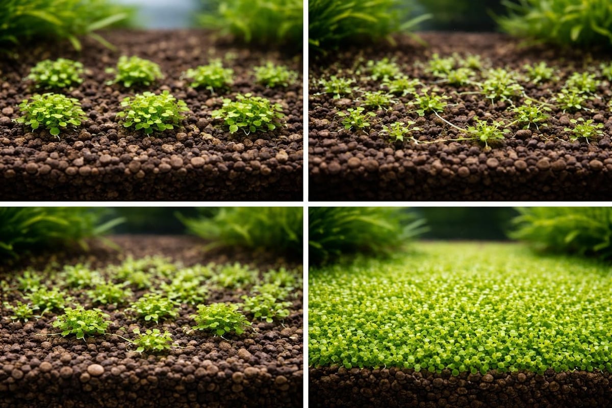 Carpet plant growth stages