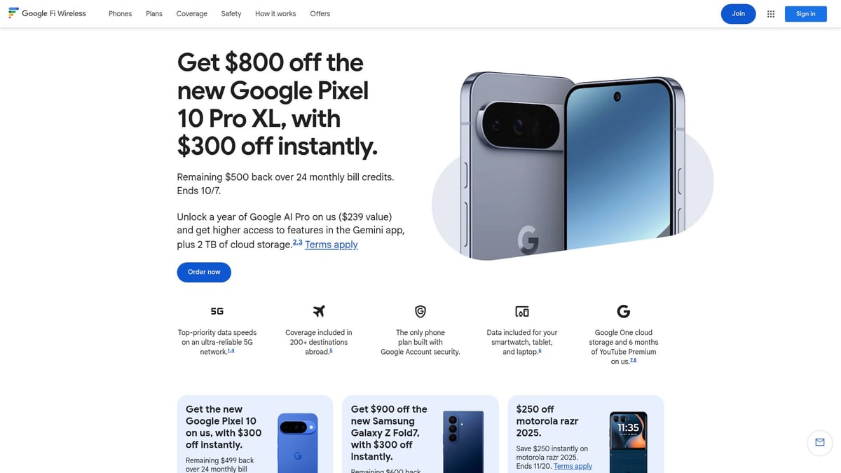 Top 7 Best International Phone Plans for Travelers 2025 - Google Fi Wireless