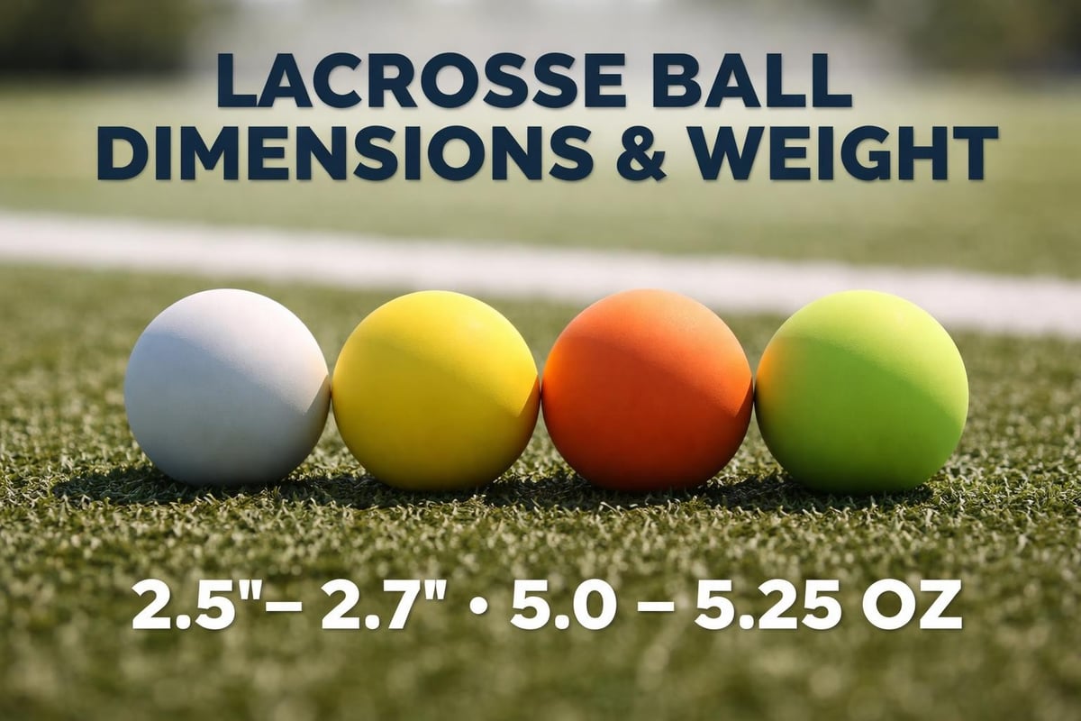 Lacrosse ball regulation specifications