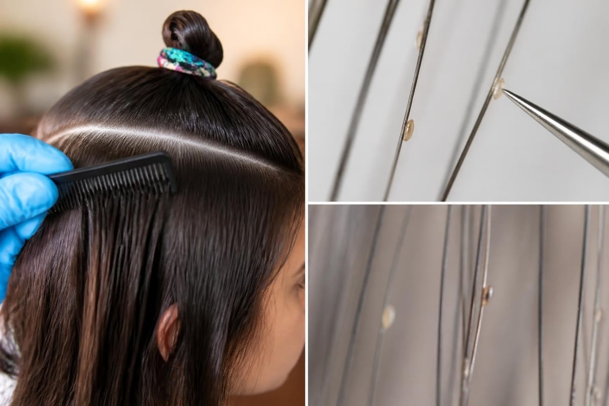 Systematic lice combing technique