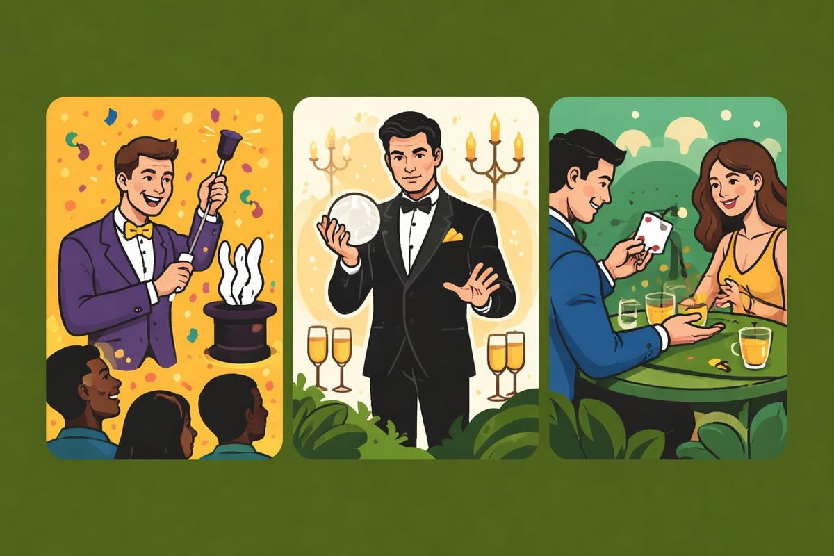 Verschiedene Zauber-Stilrichtungen