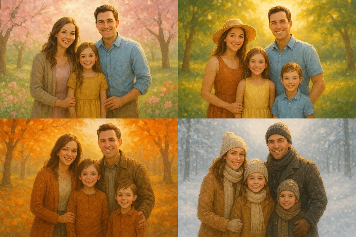 Best Times for Outdoor Photos by Season