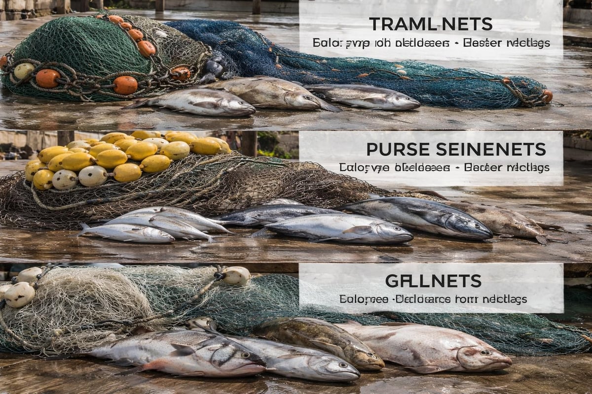Types of commercial fishing nets