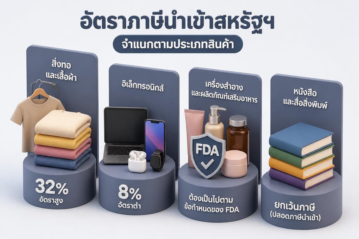 Import duty rates by product category