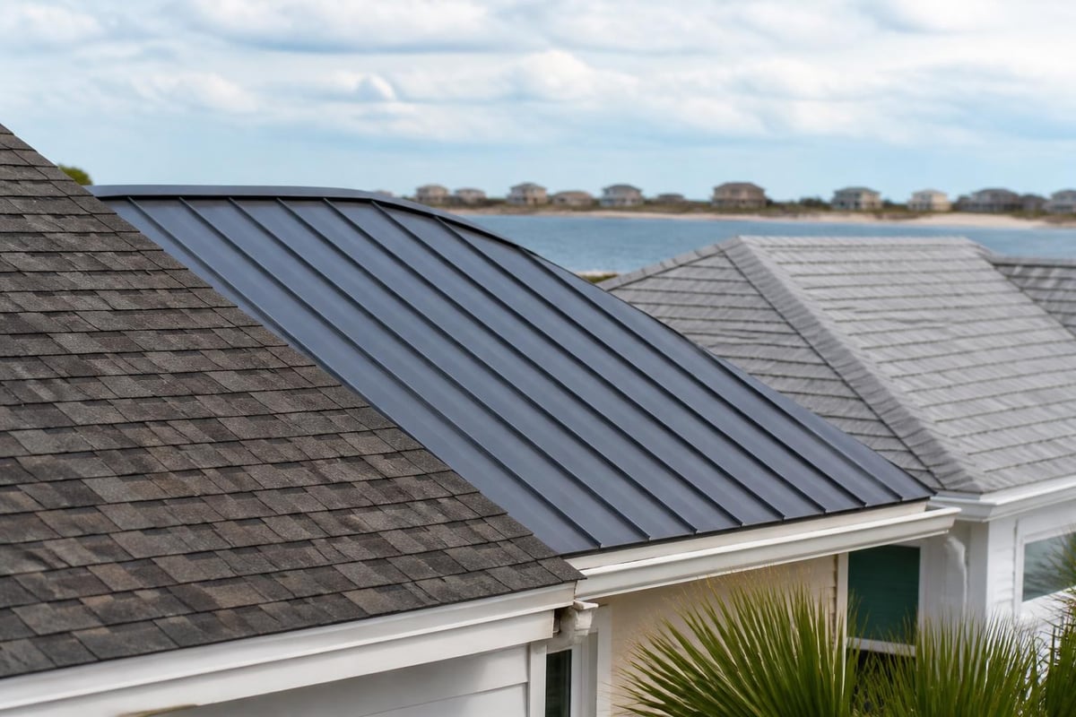 Roofing material comparison for coastal North Carolina