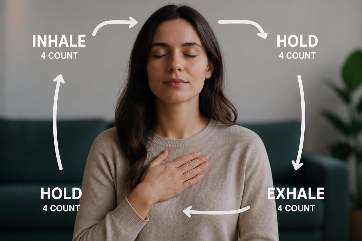 Breath patterns for grounding