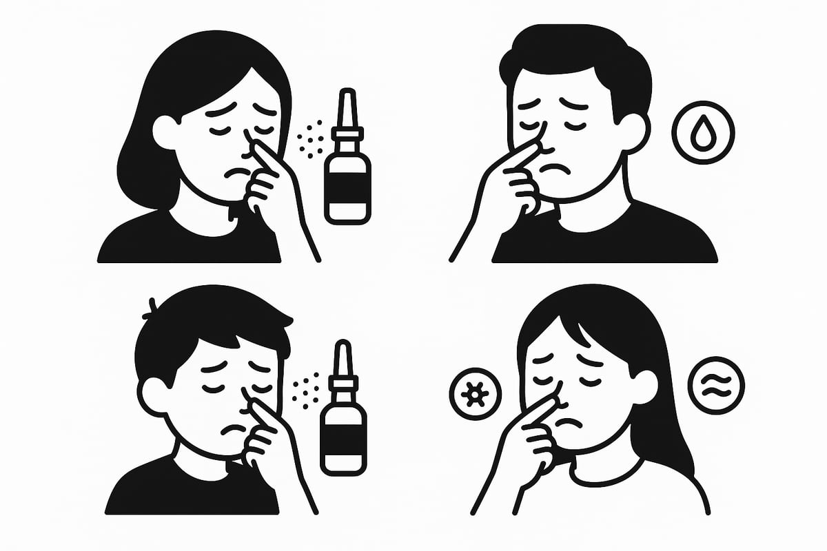 나잘 스프레이 부작용 및 주의사항