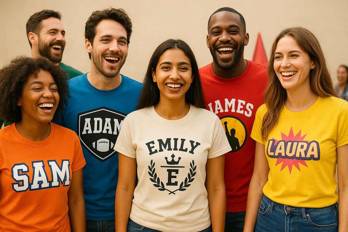 Inspiration and Creative Ideas for Name-Based T Shirt Designs