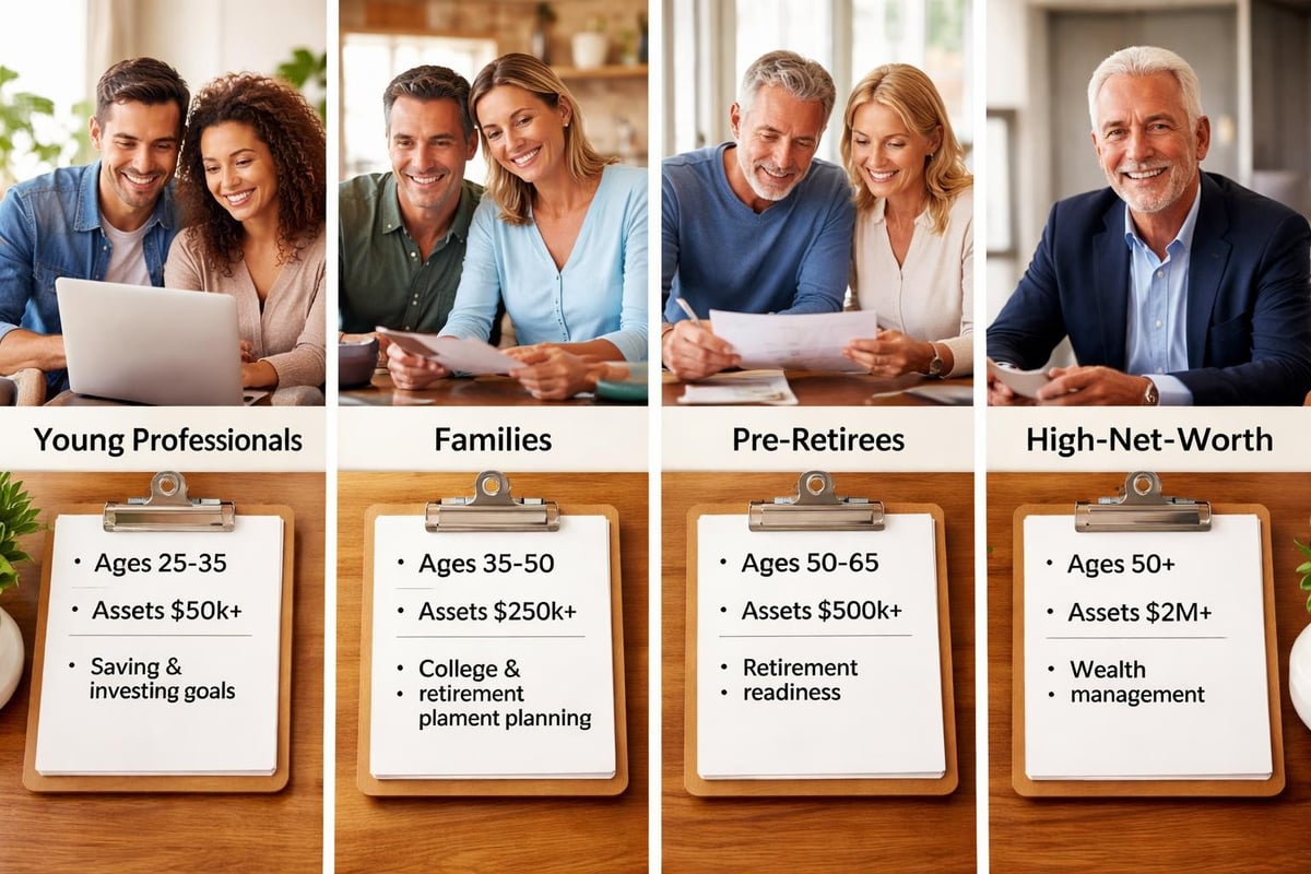Financial advisor target audience segmentation