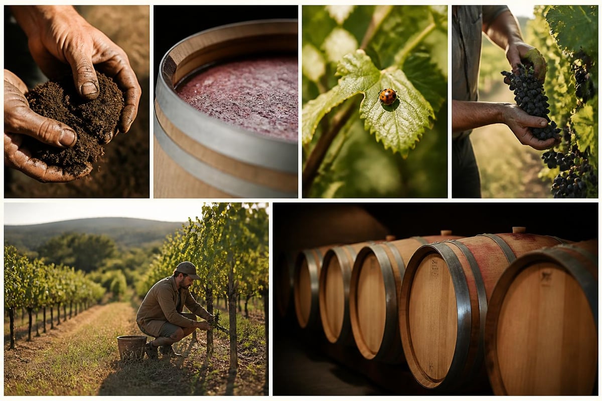 Organic vineyard ecosystem