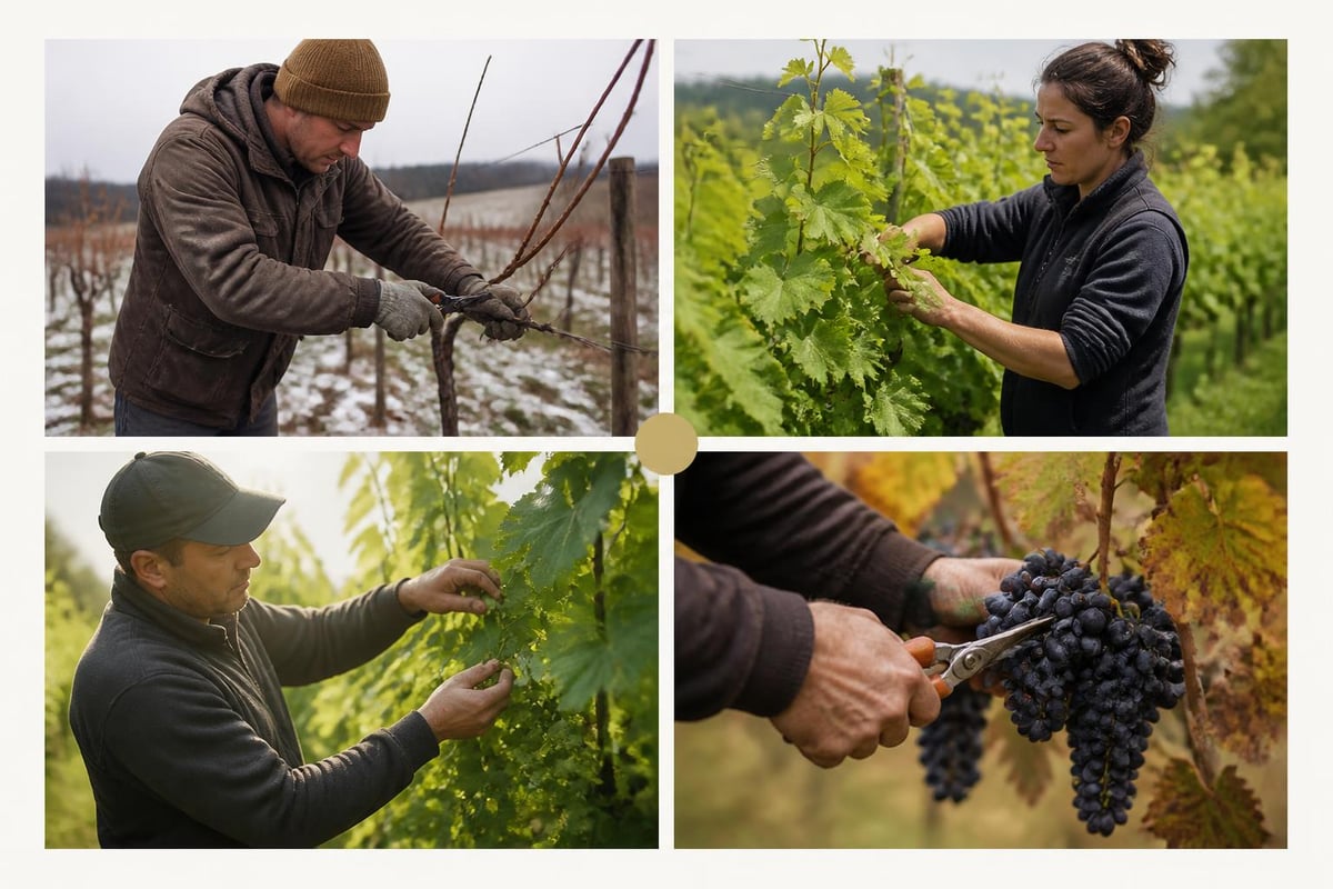 Seasonal vineyard work