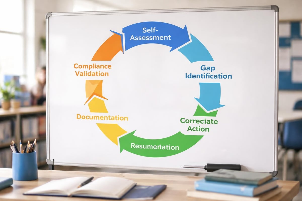 Self-assessment workflow
