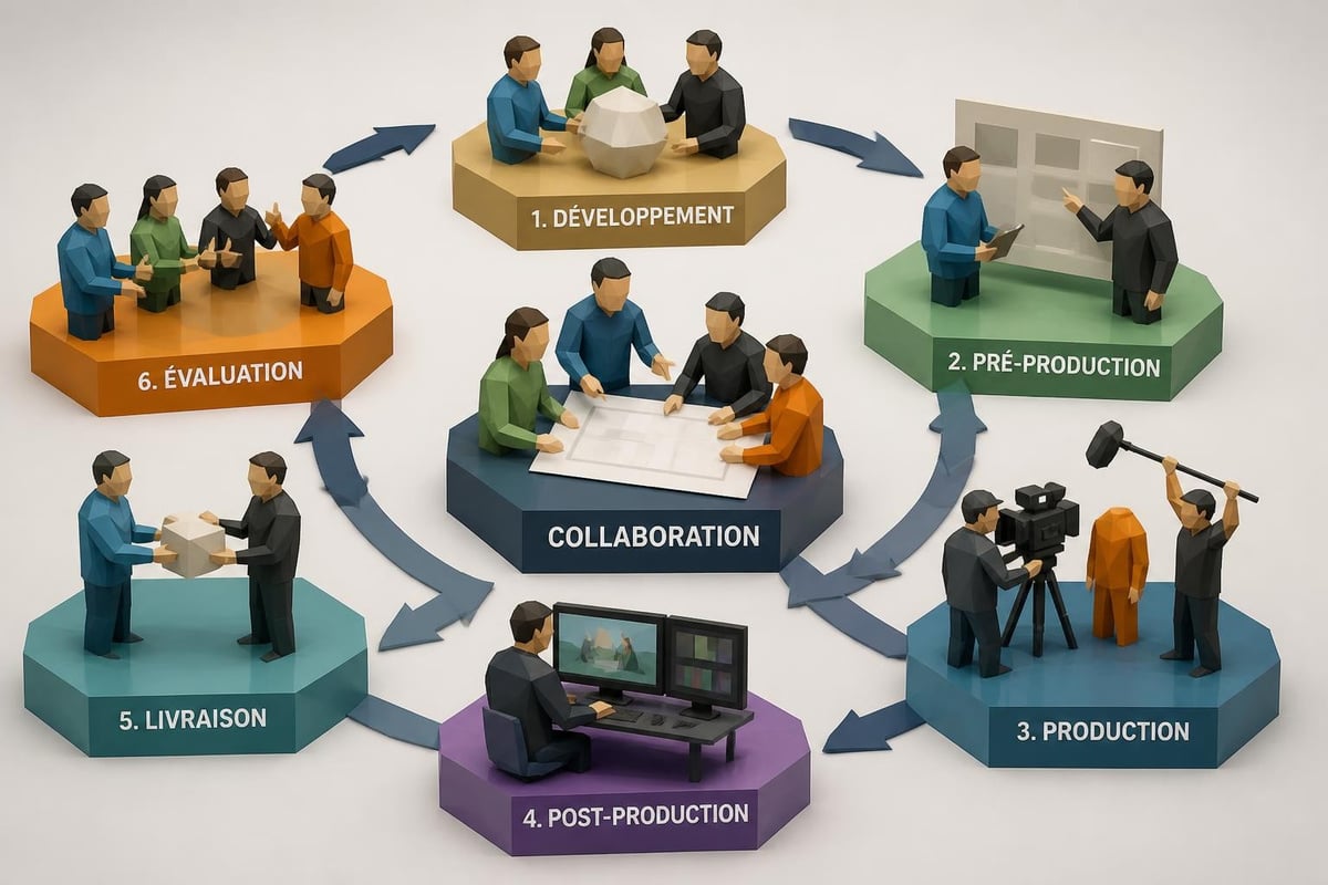 Workflow de production audiovisuelle