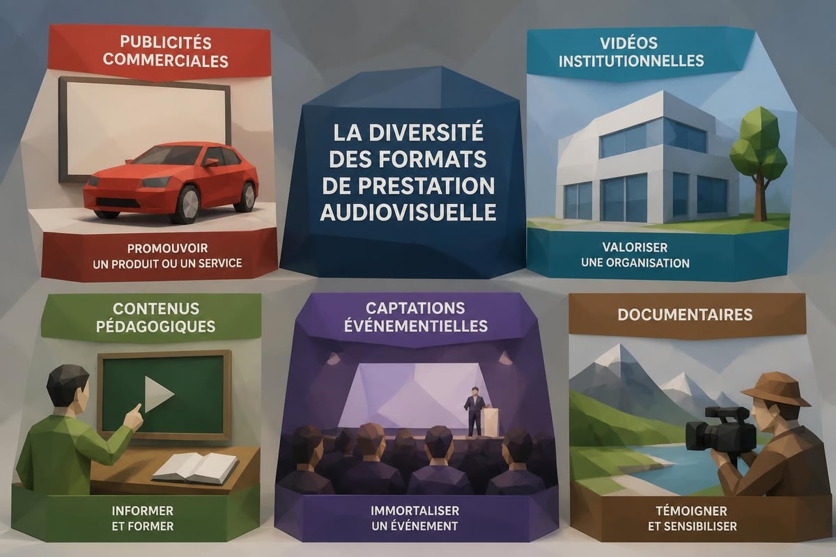 Types de contenus audiovisuels