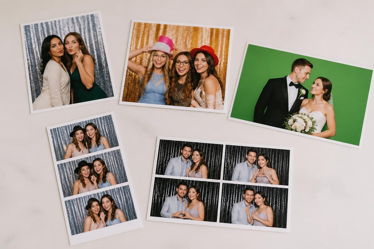 Photo booth output variety