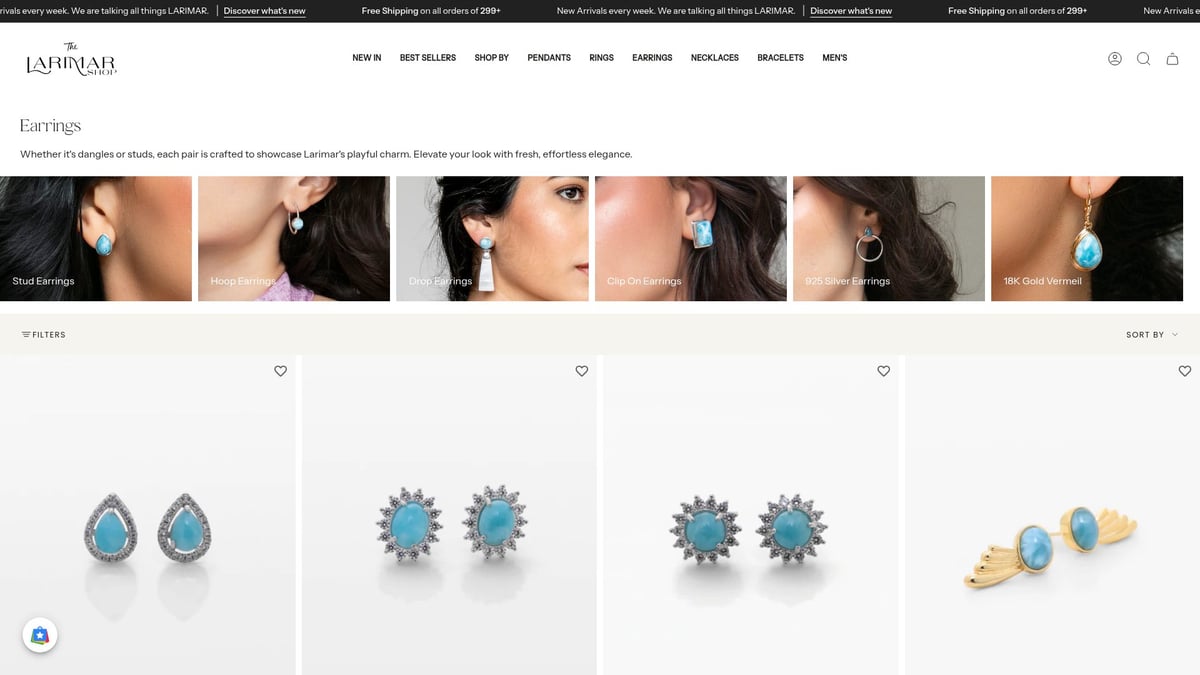 7 Stunning Larimar Jewelry Gift For Her Ideas in 2026 - Delicate Larimar Stud Earrings by The Larimar Shop