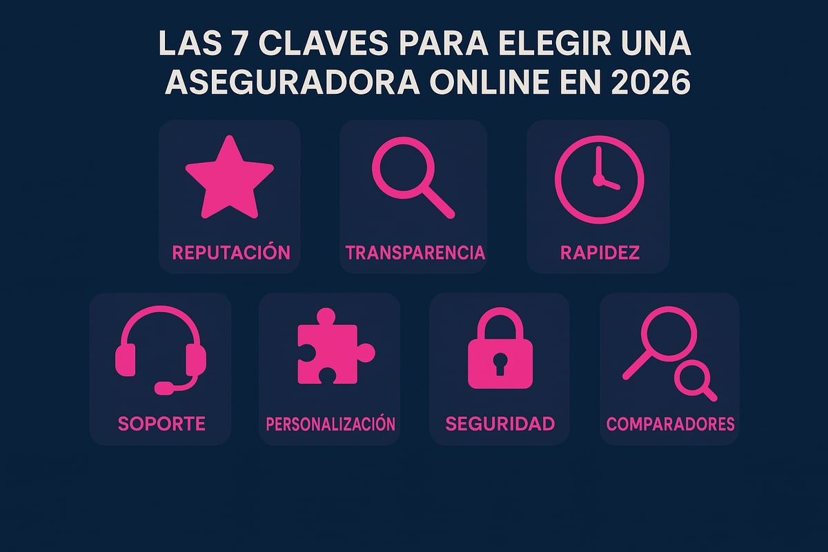 7 Claves esenciales para elegir tu aseguradora online en 2026