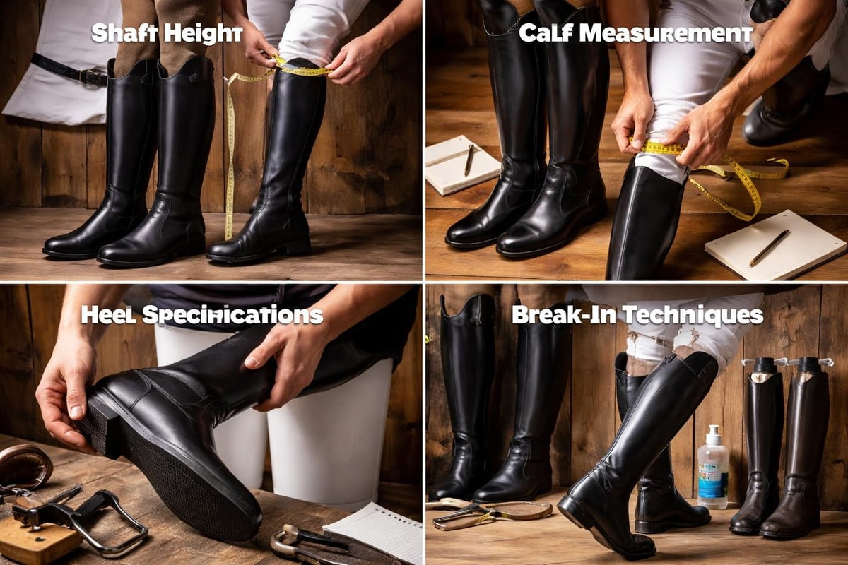Proper show boot fit and styling