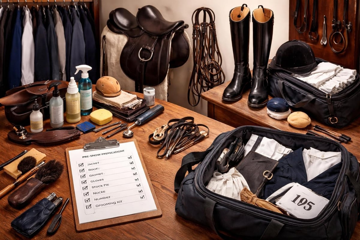 Show gear maintenance routine