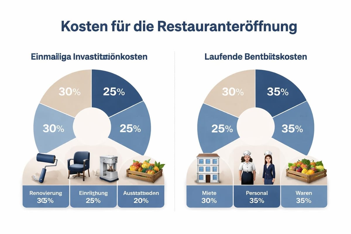 Restaurant startup cost categories breakdown