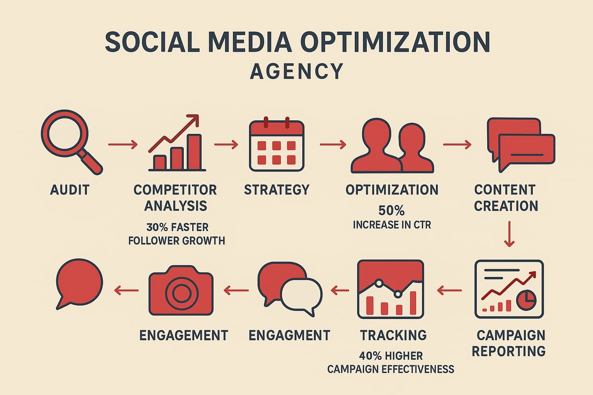 Step-by-Step Social Media Optimization Process (Agency Approach)