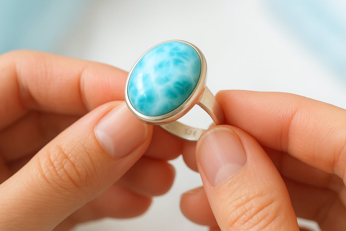 How to Choose a Quality Larimar Silver Ring