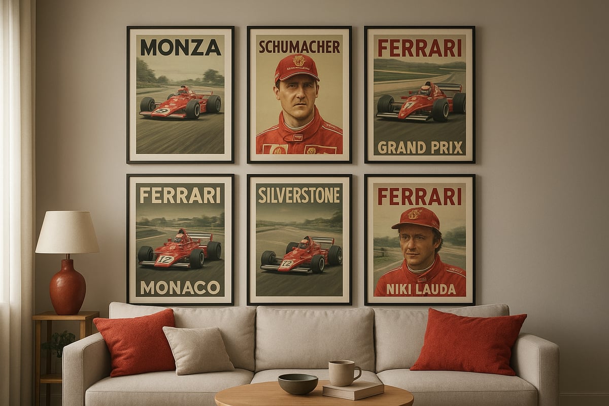 Types of Ferrari F1 Posters: What Collectors Need to Know