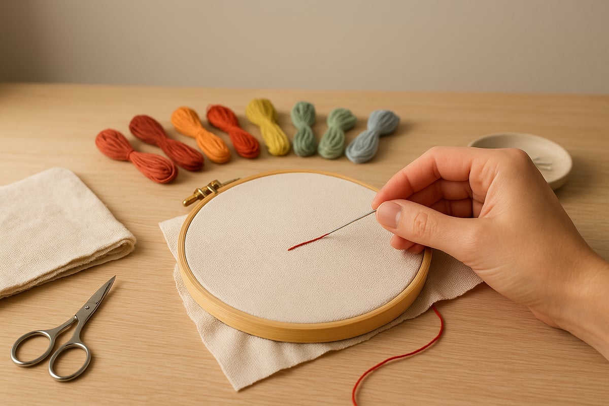 Técnicas básicas de bordado manual: Primeros pasos