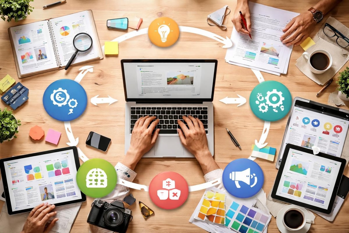 Content produktion workflow