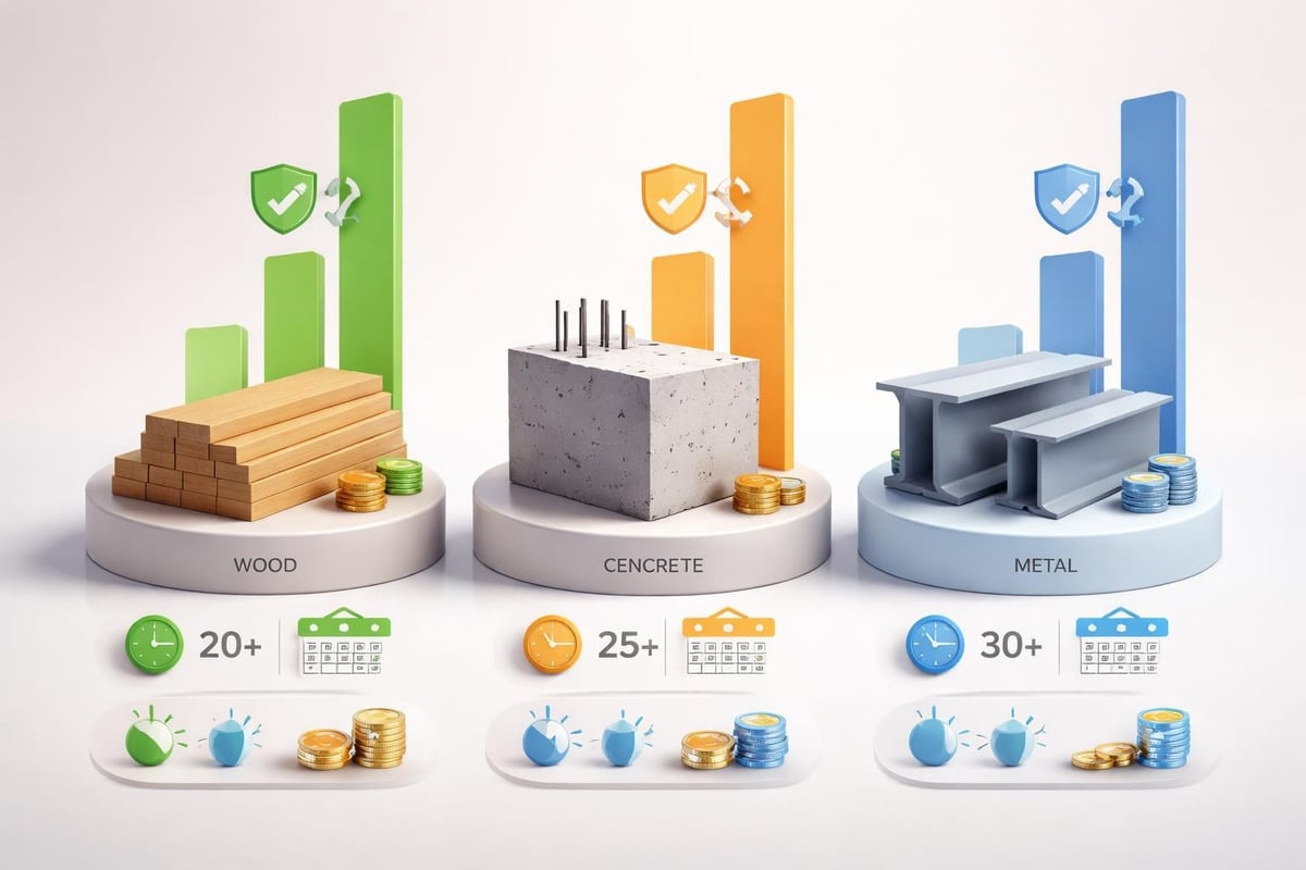 Building and Structures: A Complete Guide for 2026 Material comparison for building structures