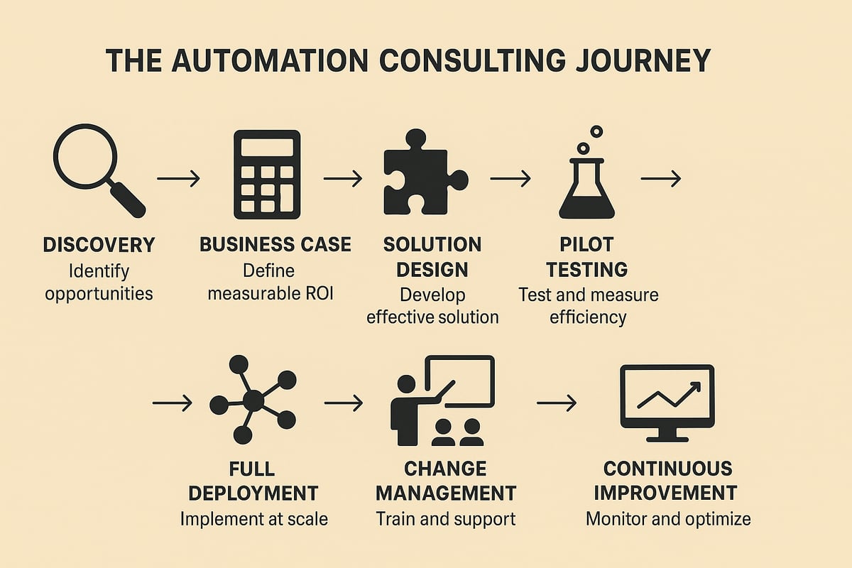 The Automation Consulting Journey: Step-by-Step Implementation Roadmap