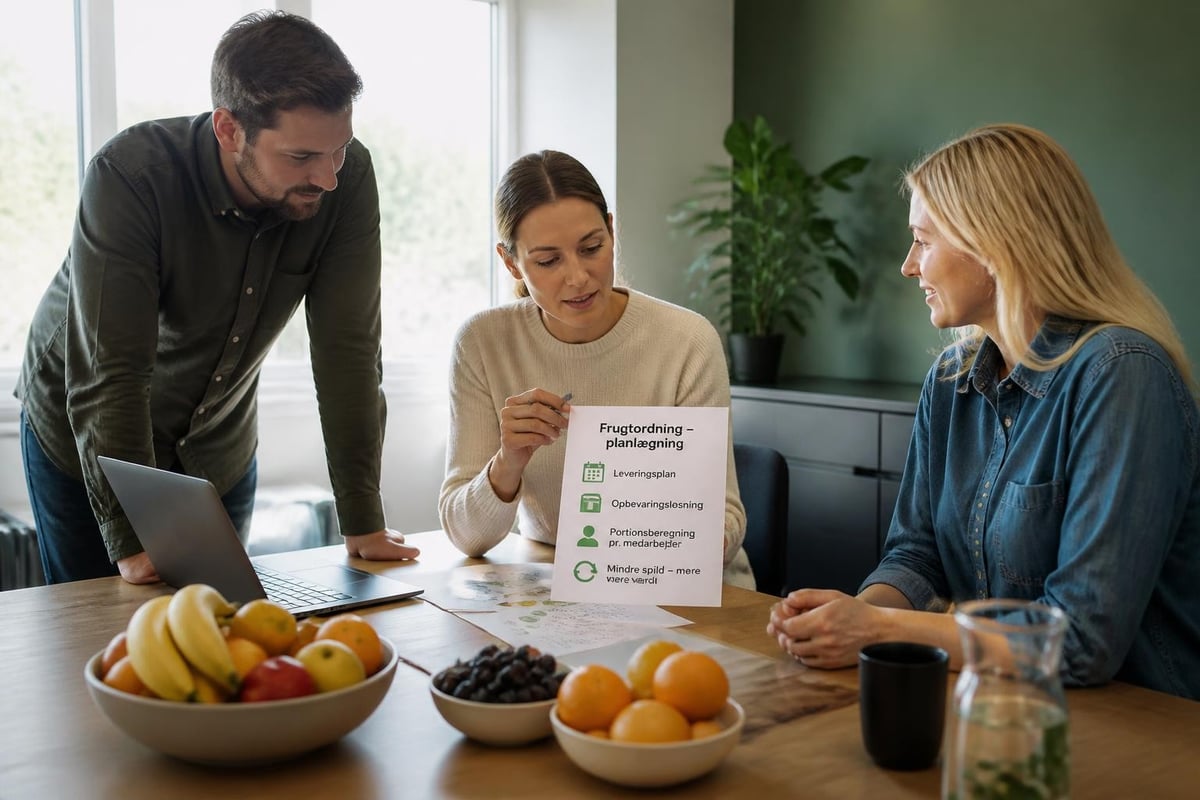 Frugtordning planlægning
