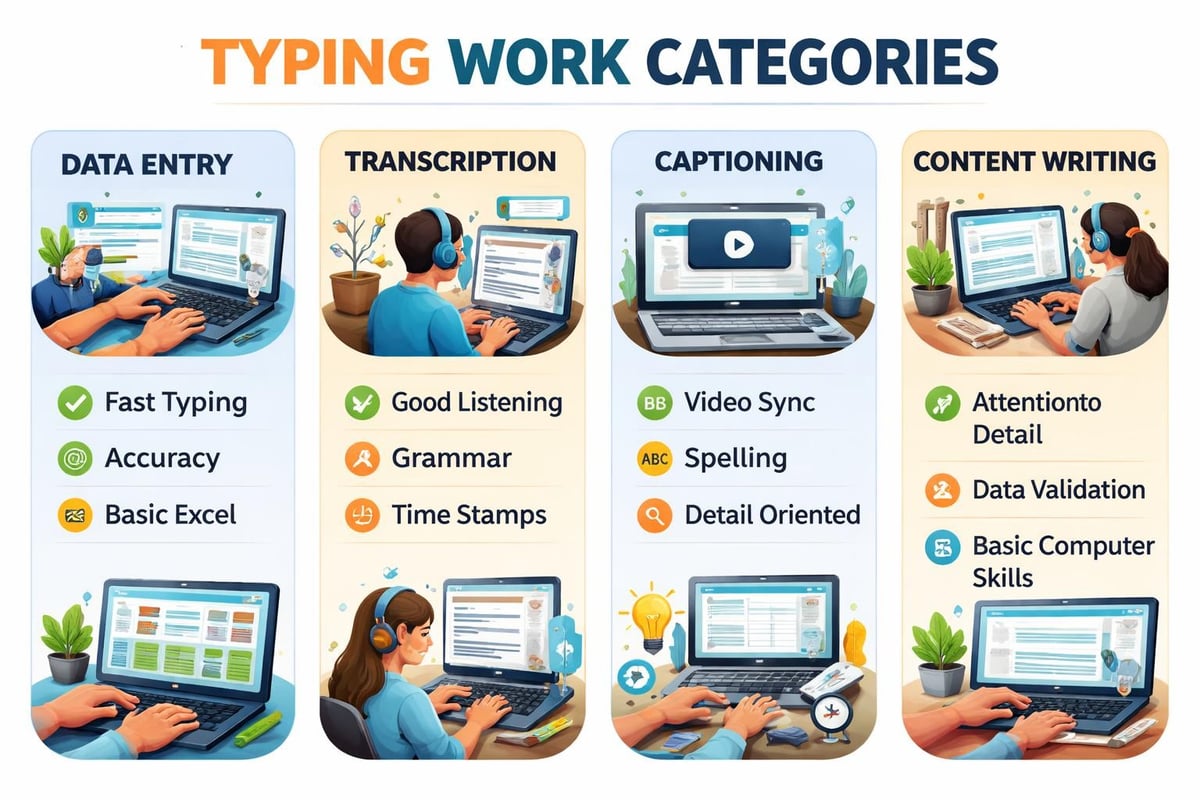 Typing Object Typing Earning Websites: Real Income Opportunities 2026 - Make Extra Money