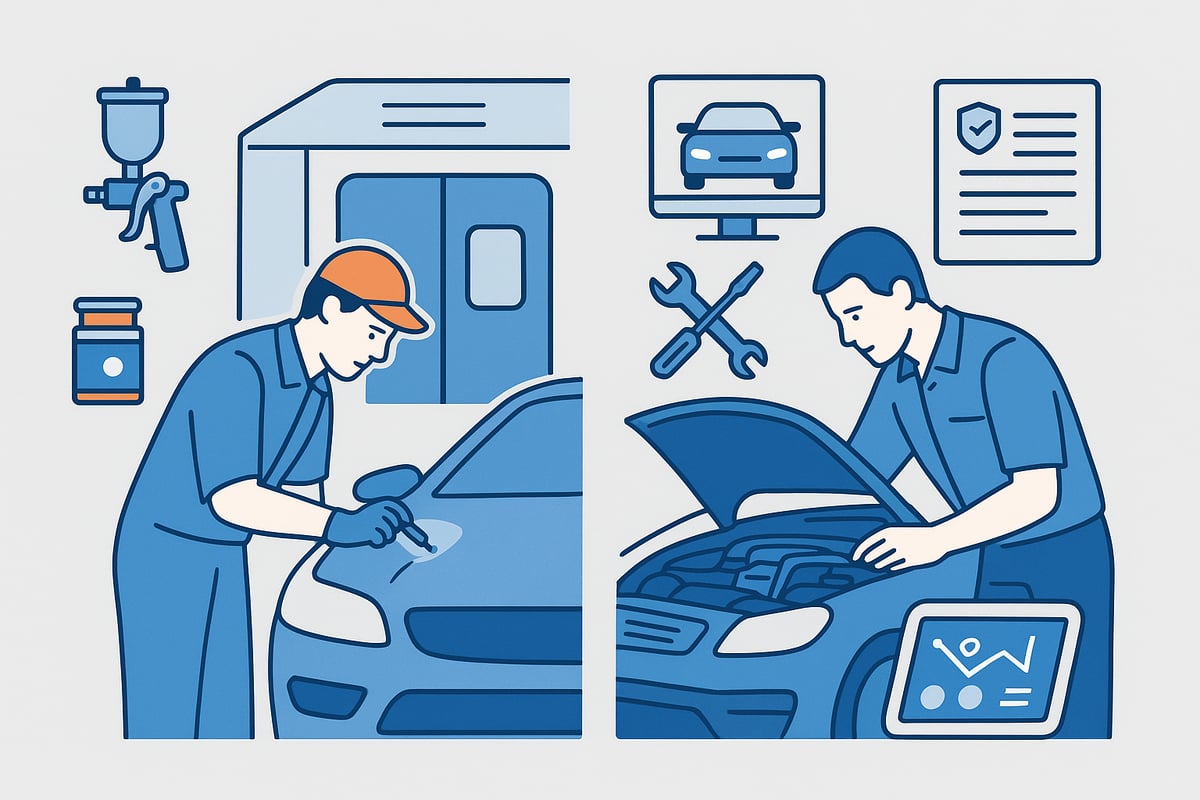Key Differences Between Body Shops and Auto Repair Shops