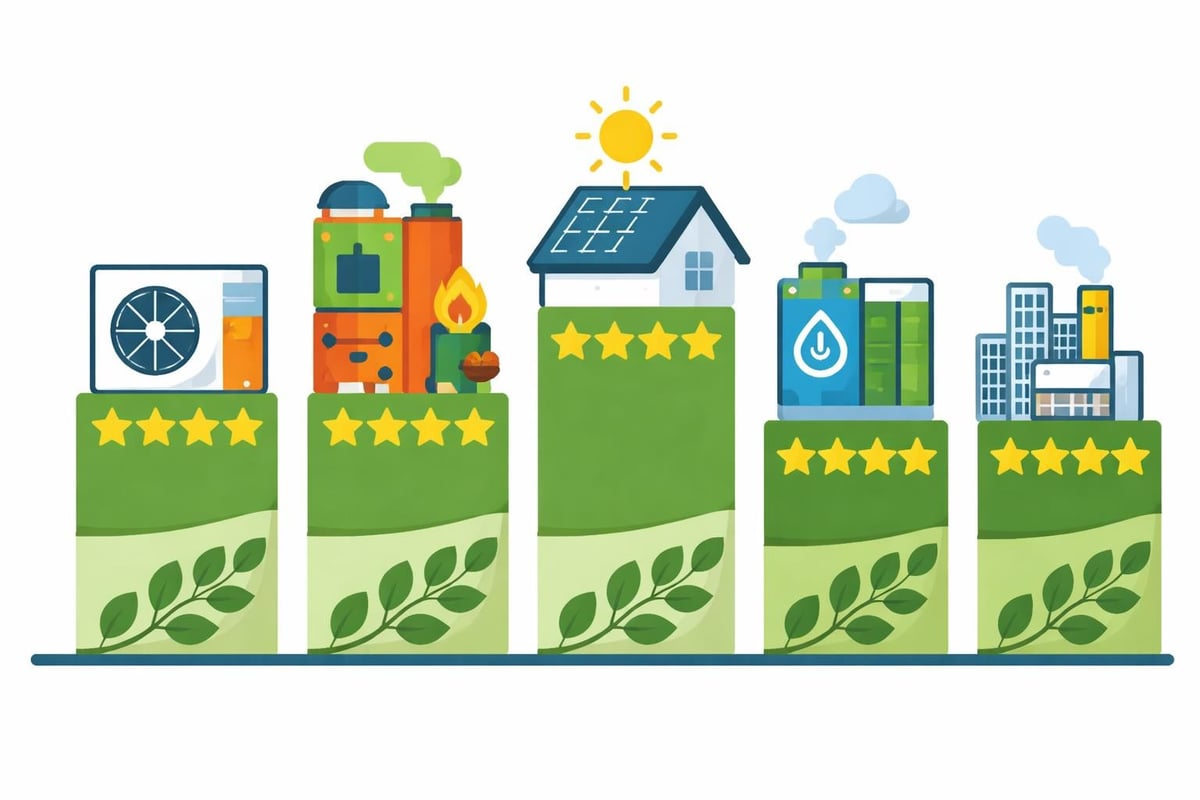 Förderfähige Heizsysteme der Bundesförderung