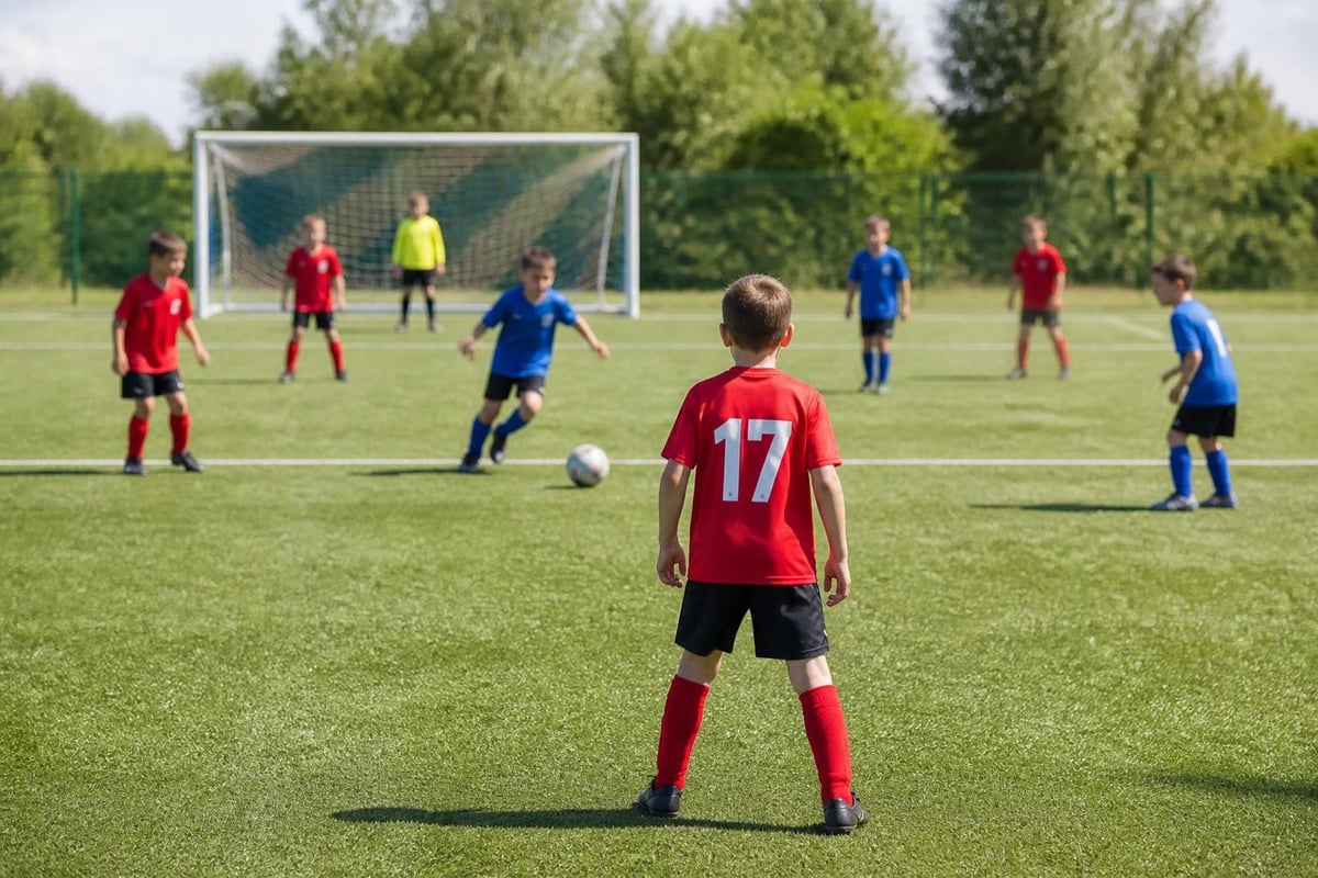 Youth soccer tactical formations