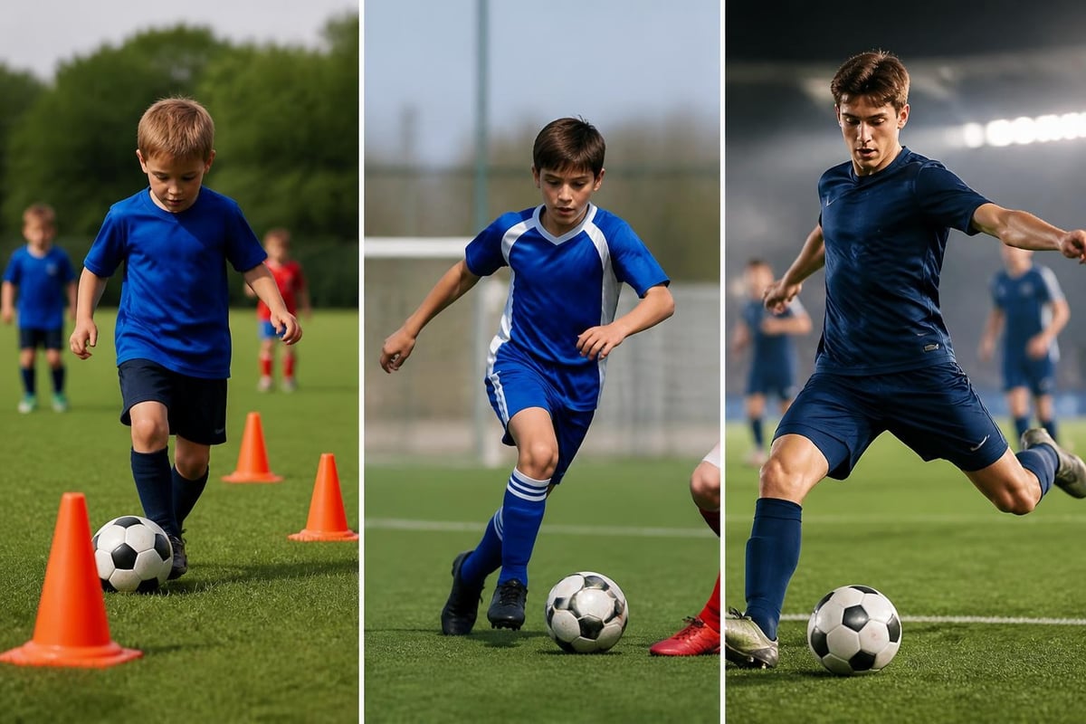 Youth soccer development progression