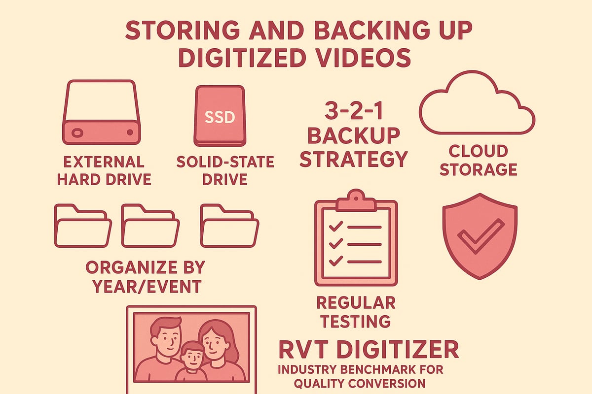 Best Practices for Storing and Backing Up Digitized Videos