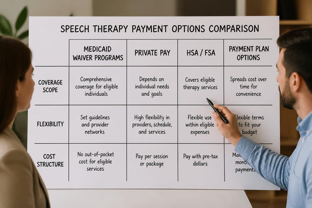 Payment options comparison