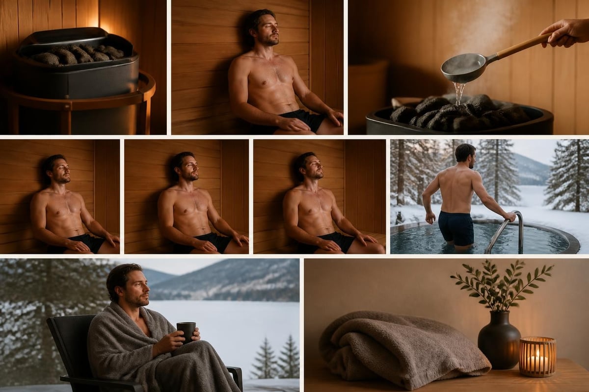 One person sauna session protocol
