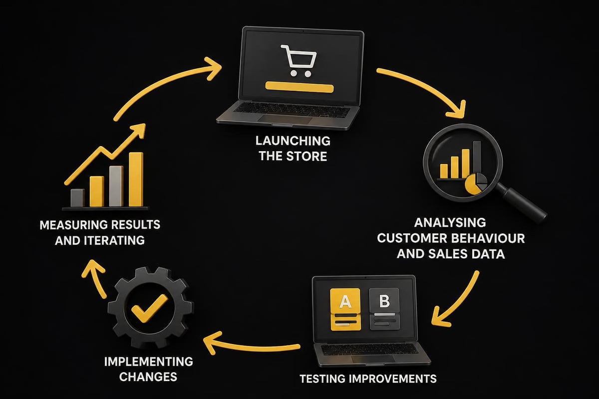 Ongoing ecommerce optimization cycle