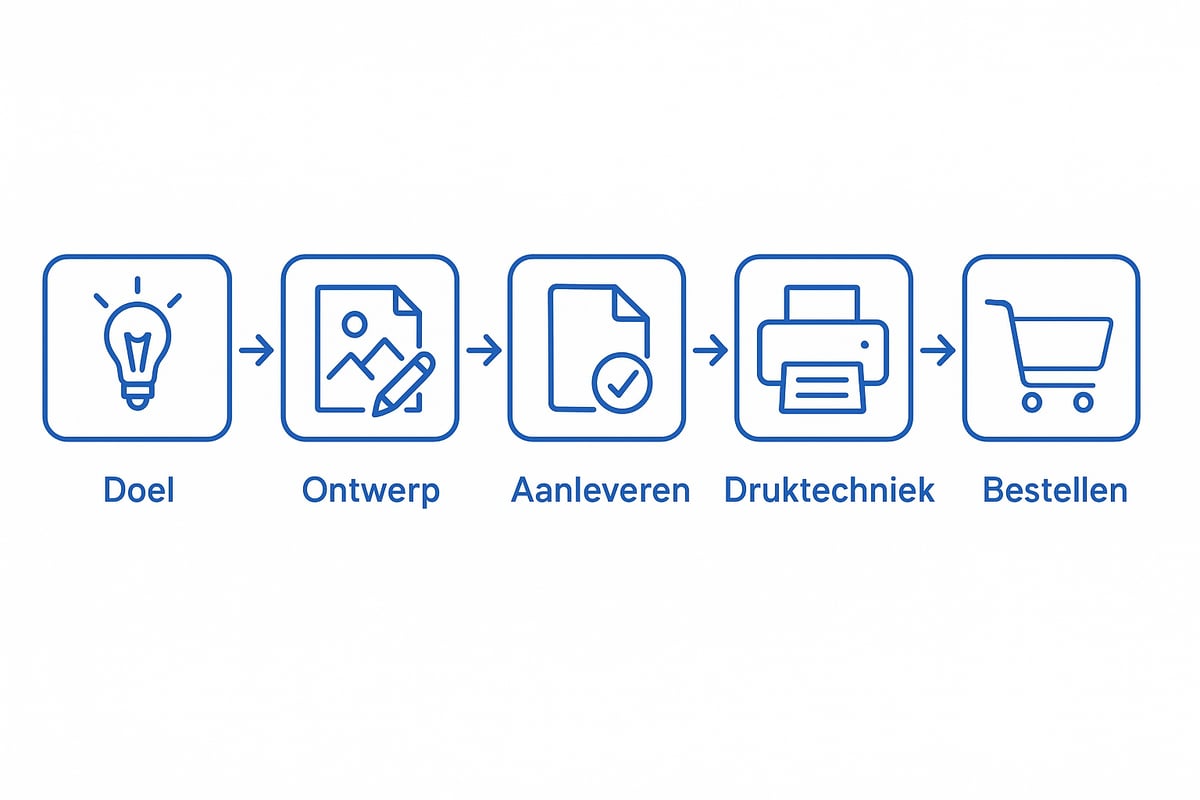 Van Ontwerp tot Aanlevering: Stappenplan voor Succesvol Zakelijk Drukwerk