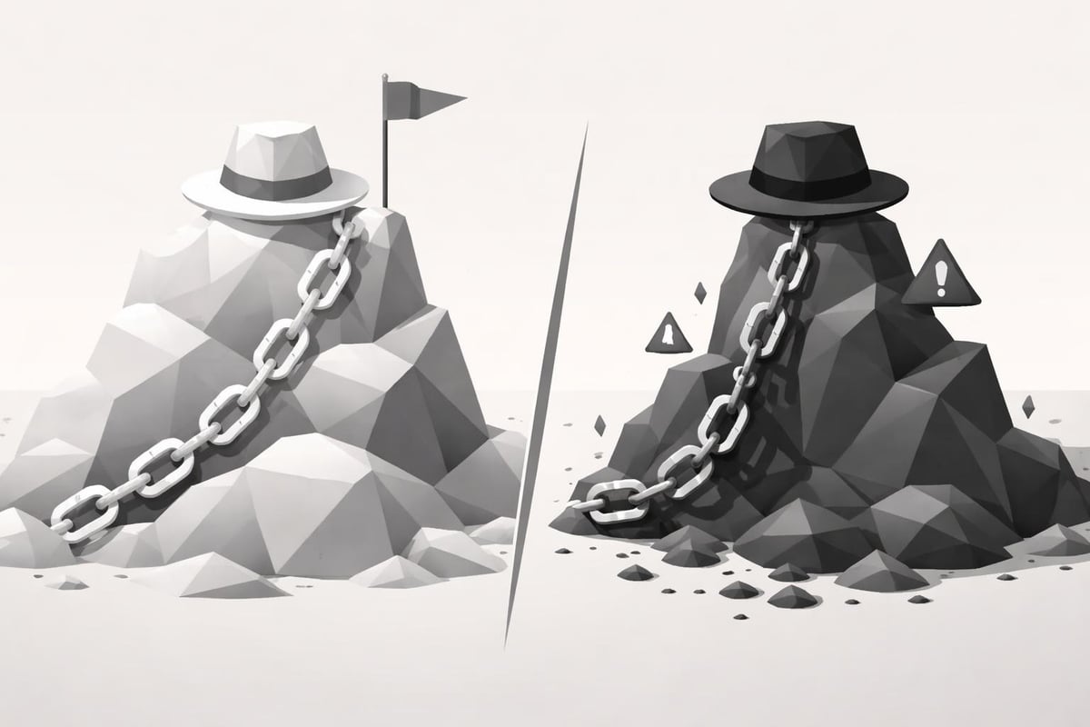 White hat vs black hat link building