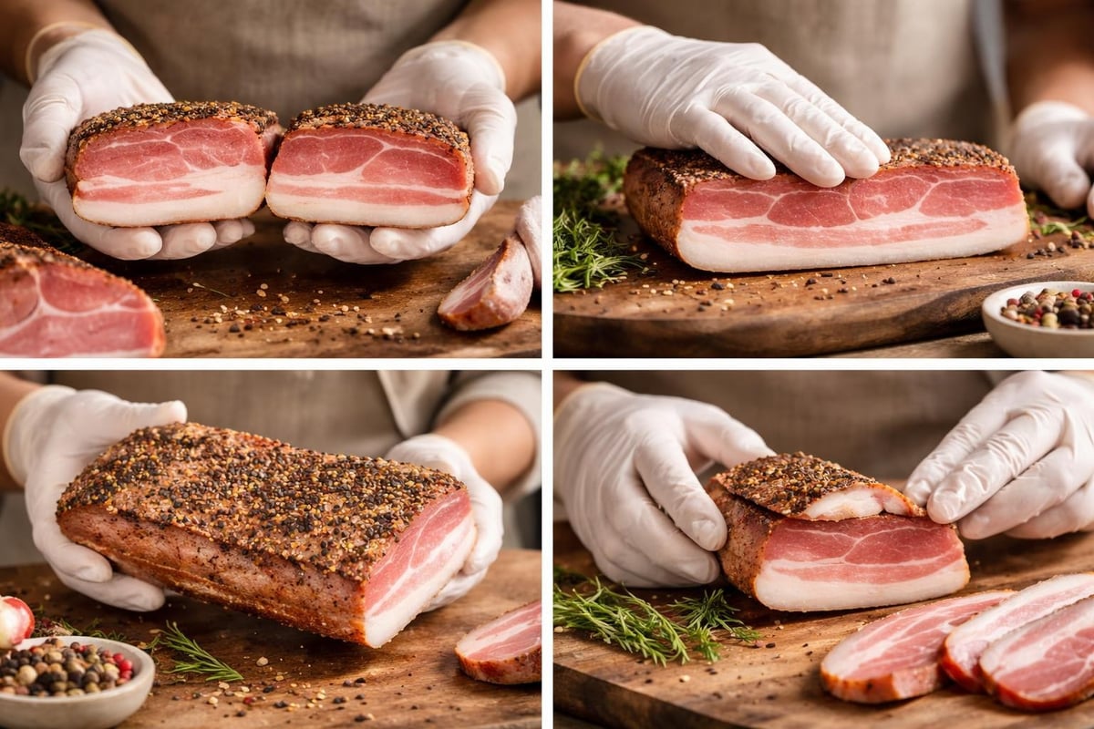 Karree speck Qualitätsmerkmale