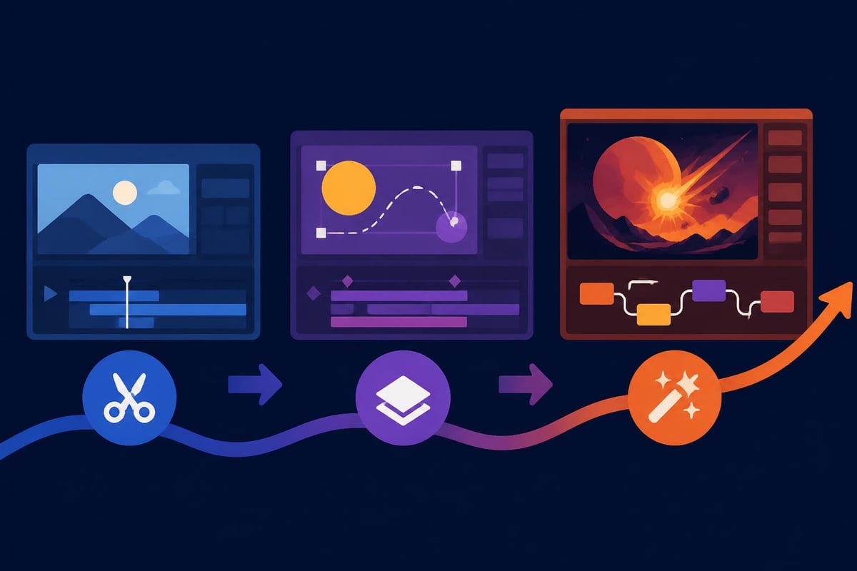 Motion graphics learning pathway